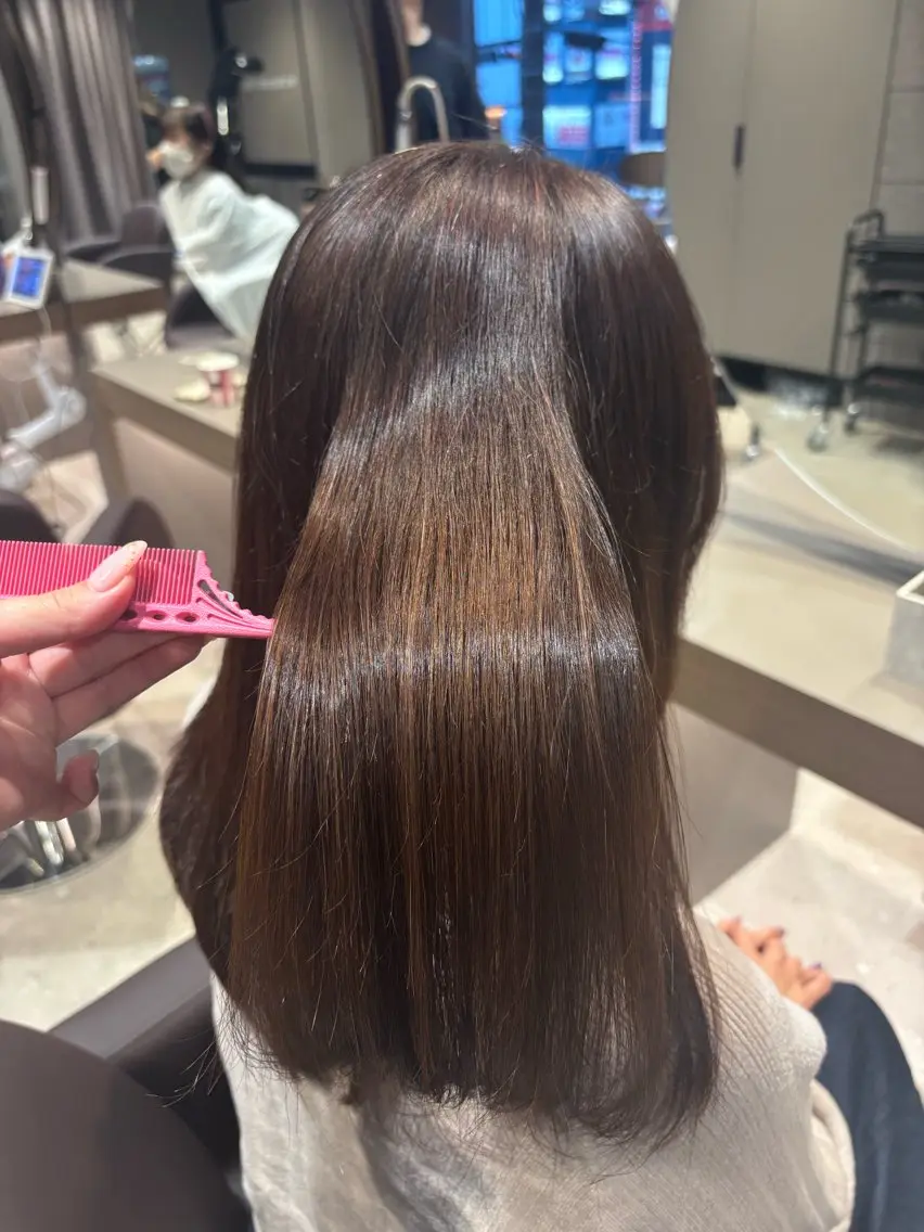 カット 縮毛矯正 🎀佐々木 想来🎀のヘアスタイル