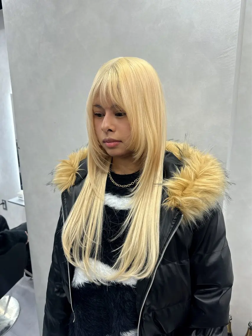 ロング カラー ヘアカラー 🧸艶髪ハイトーン 🍪chan🍯のヘアスタイル