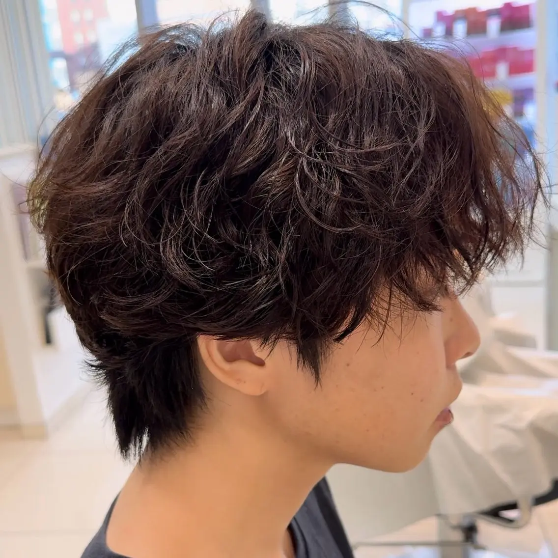 パーマ メンズ メンズパーマ メンズ縮毛矯正 ♠️店長下平隼人のヘアスタイル