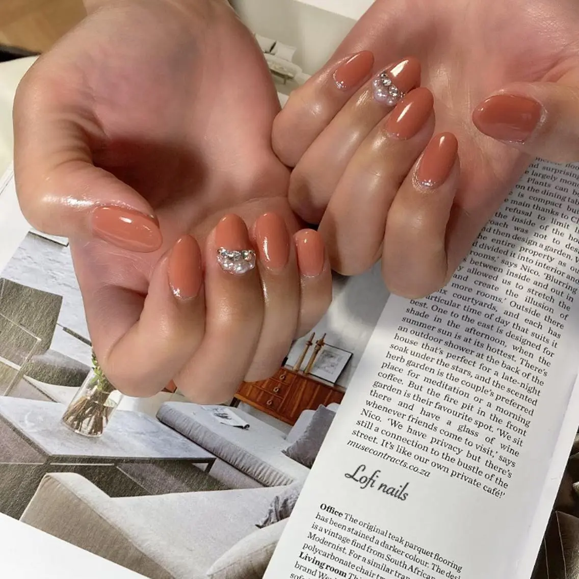 ミディアム ネイル Lofi nails ゆきこのネイルデザイン