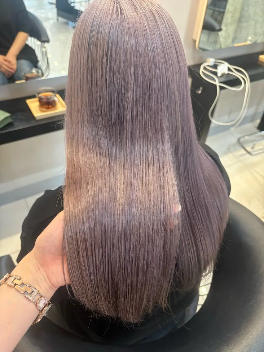 ロング ヘアカラー トリートメント かな🎀ダブルカラー /エクステのヘアスタイル