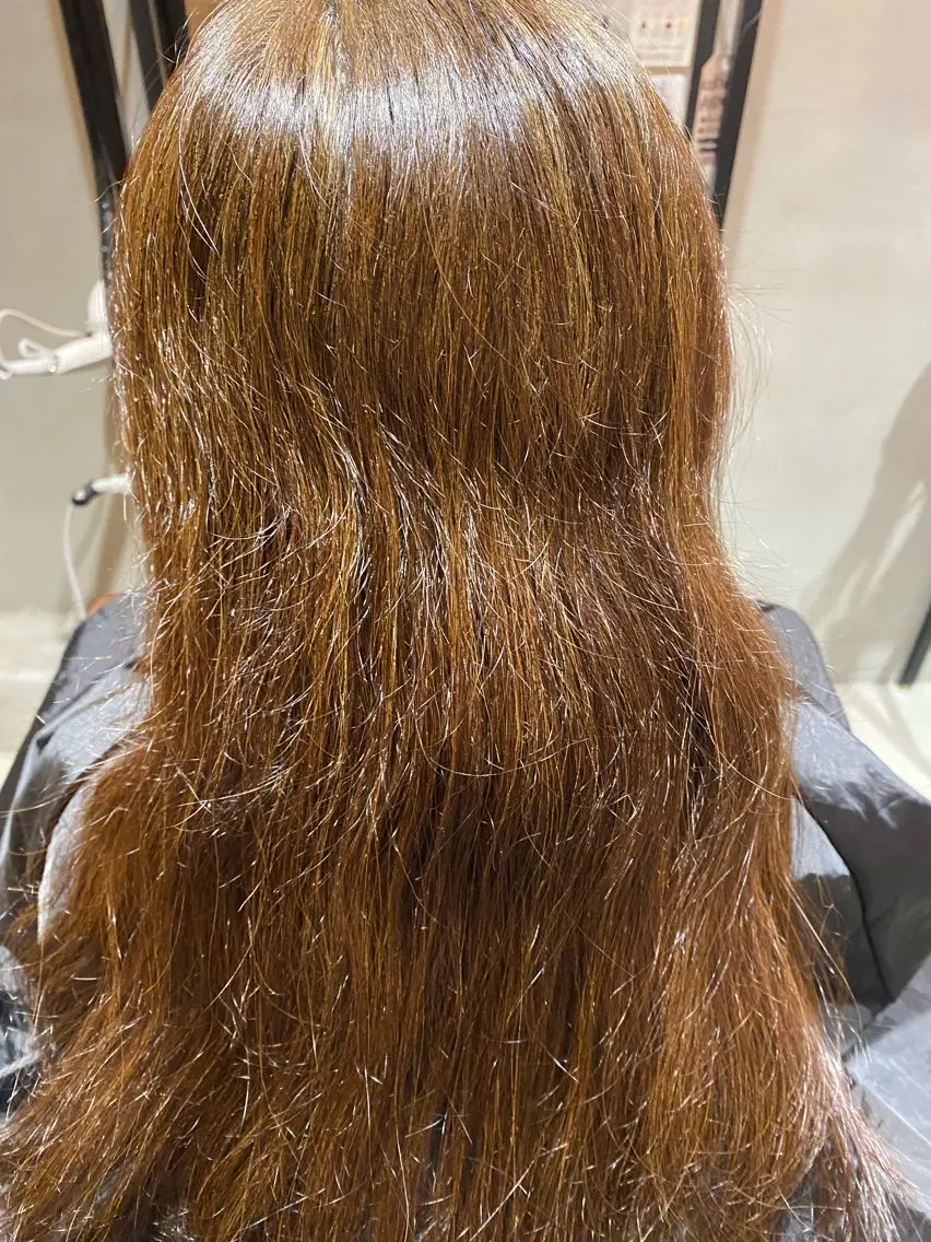 カラー カラーモデル募集 ⭐️里乃⭐️のヘアスタイル
