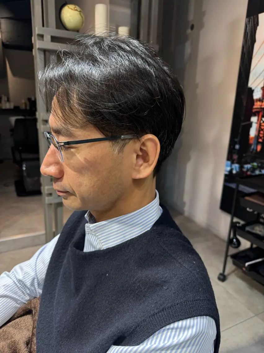 ミディアム メンズ カット ヘッドスパ 似合う髪型が 分からない方へのヘアスタイル