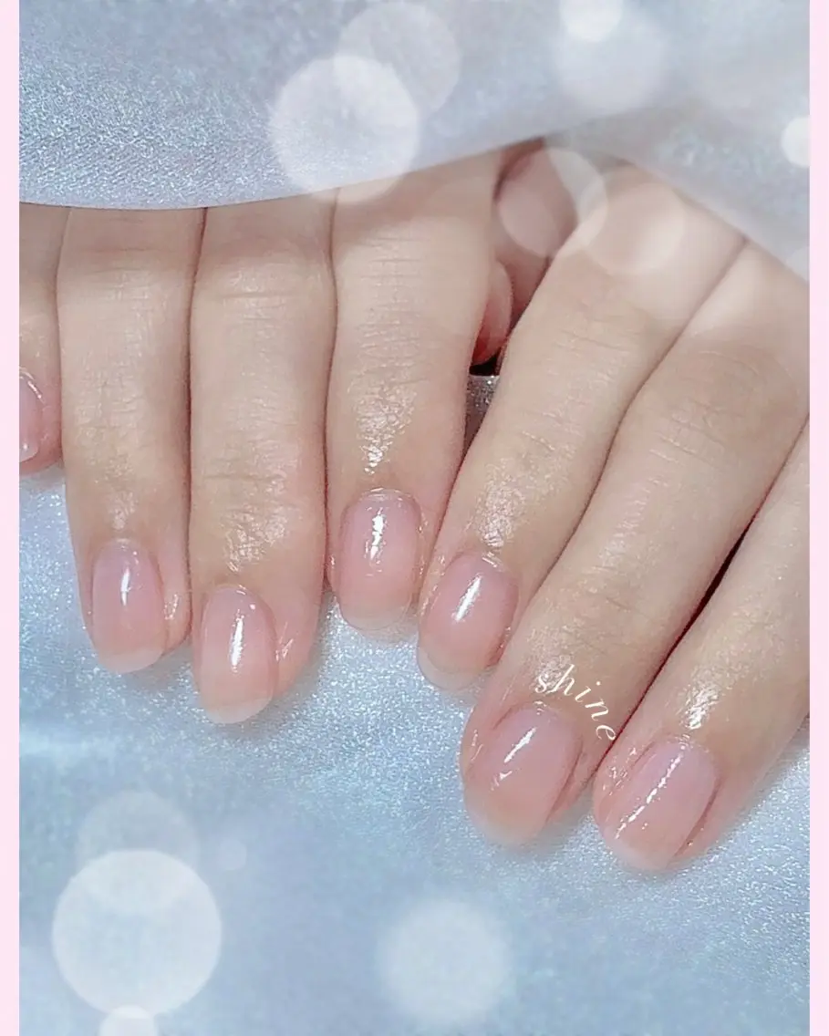 ネイル ピンク REI .のネイルデザイン