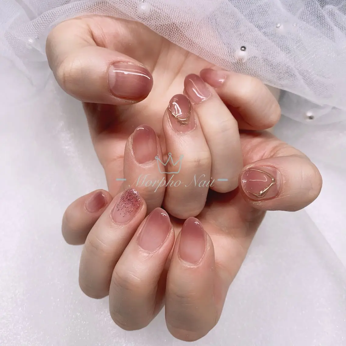 ネイル ハンドネイル Morpho nailのネイルデザイン