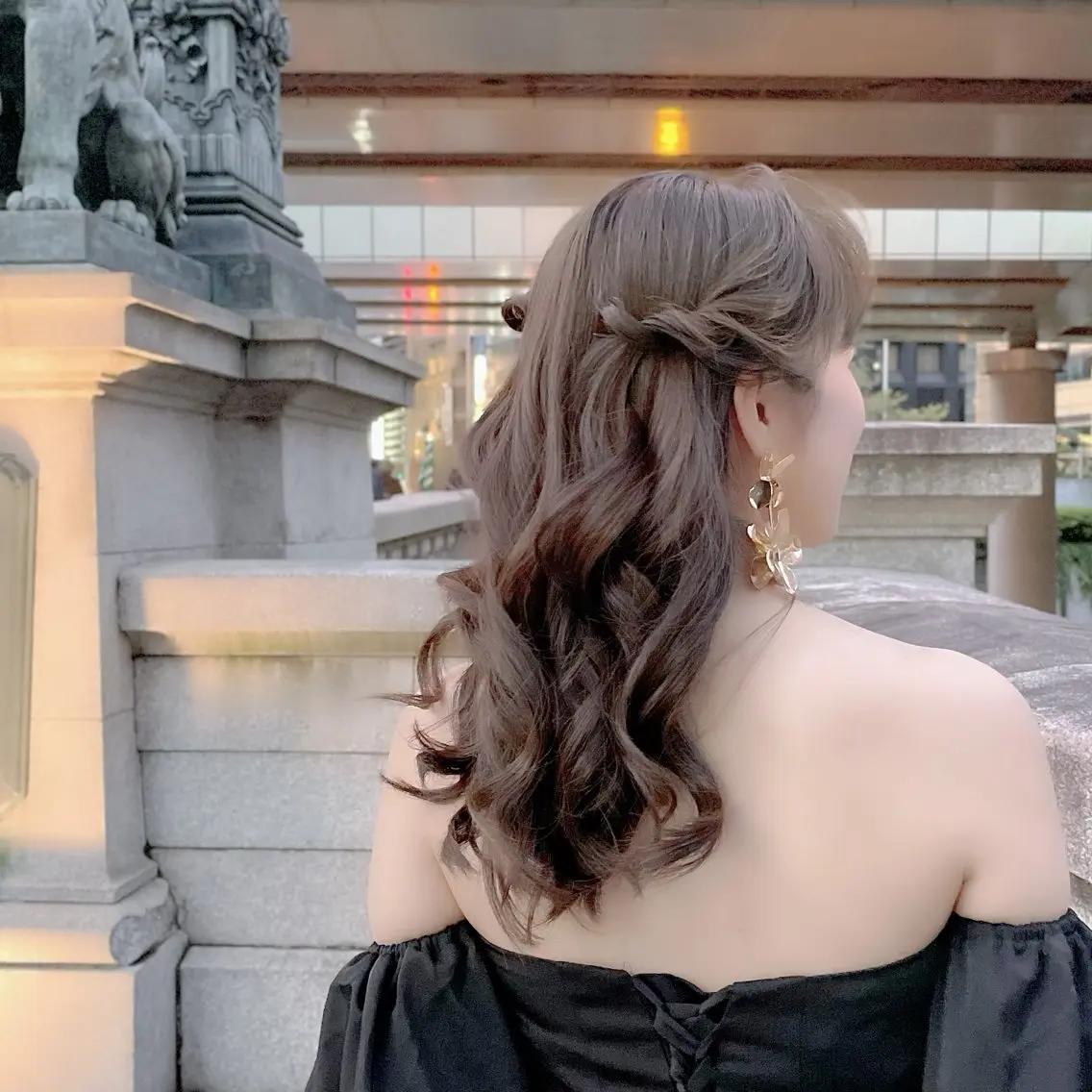 ロング ヘアアレンジ ヘアセットメイク専門 ダーリンダーウィンのヘアスタイル