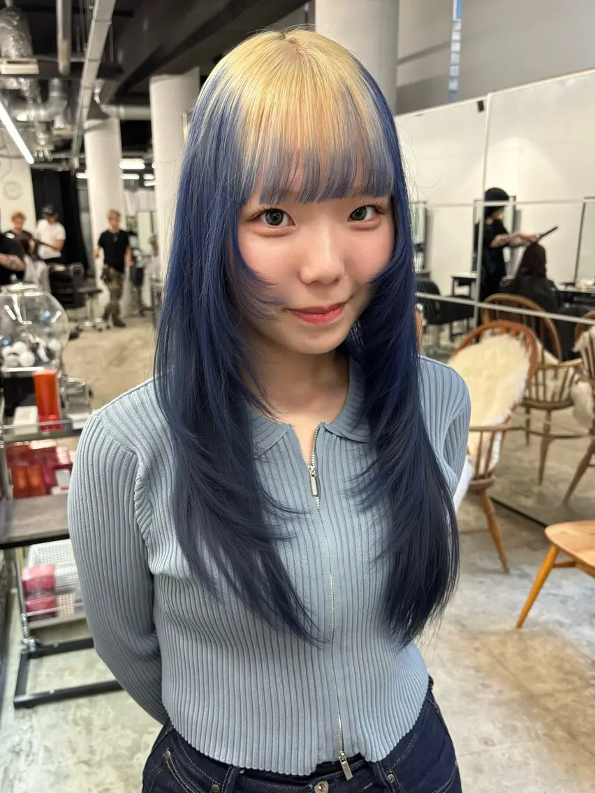 ロング カラー ヘアカラー トリートメント ⭐︎似合わせカラー /レイヤー✩momoのヘアスタイル