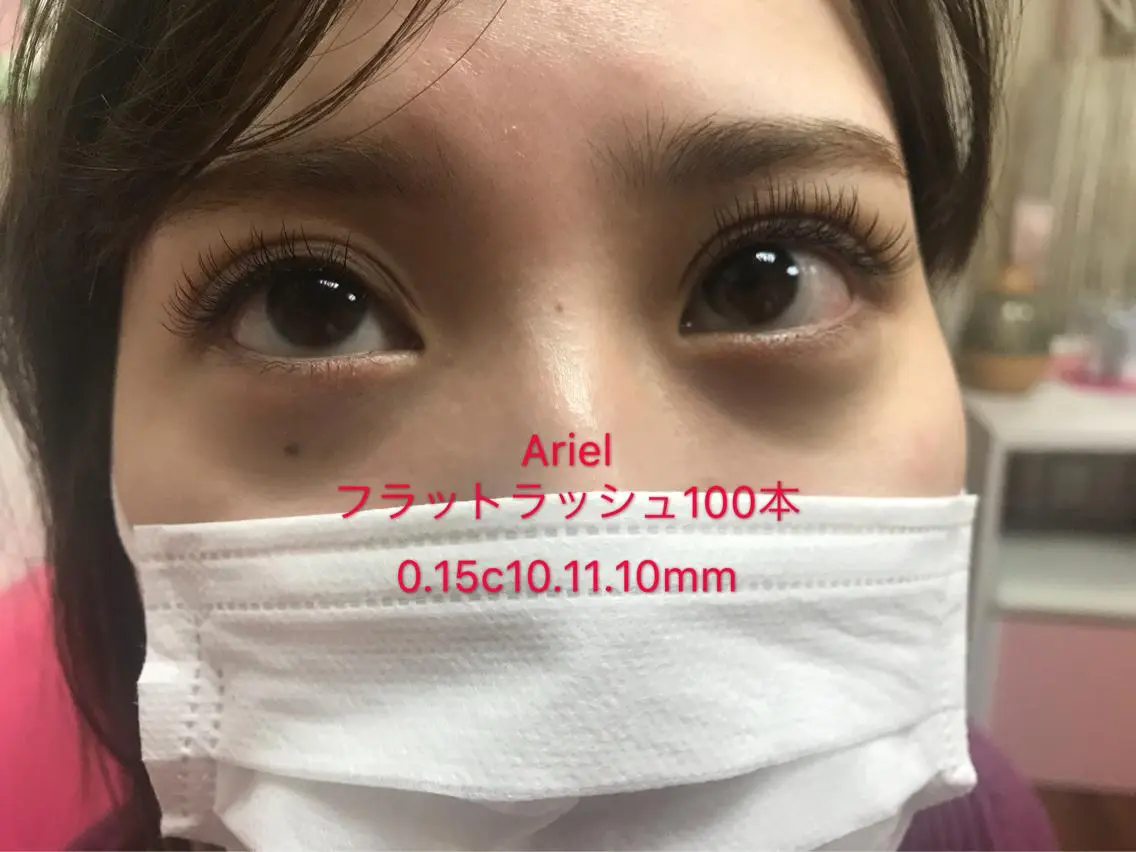 マツエク・マツパ フラットラッシュ ナチュラル マツエク 羽賀 美和のマツエク・マツパデザイン
