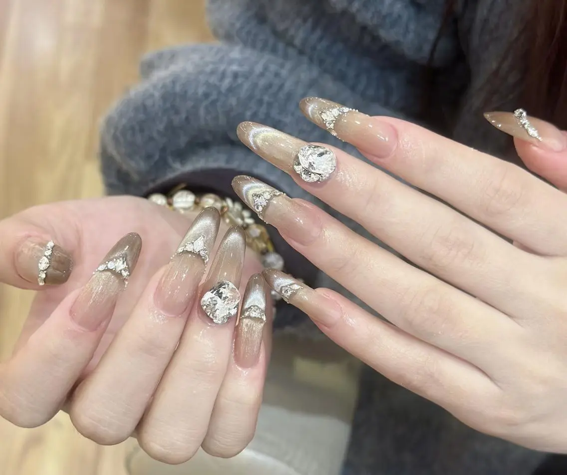ネイル ハンドネイル ハンドケア 🍑 momo_nailのネイルデザイン