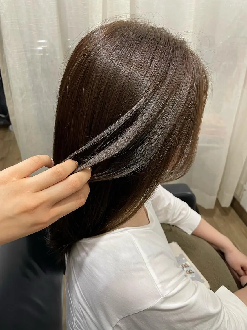 縮毛矯正【前髪のみ2時間¥4000⠀】の写真