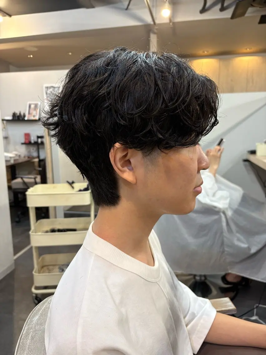 パーマ メンズ カット パーマ accorto 小林ユウのヘアスタイル