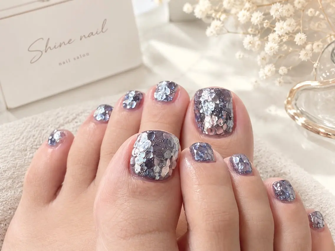 ネイル shine 🎀 長さ出し専門のネイルデザイン