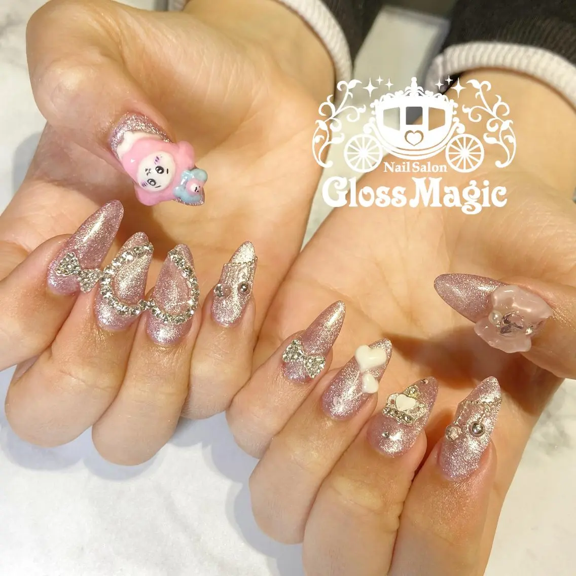 ネイル スカルプネイル ネイルチップ YUN 💅のネイルデザイン