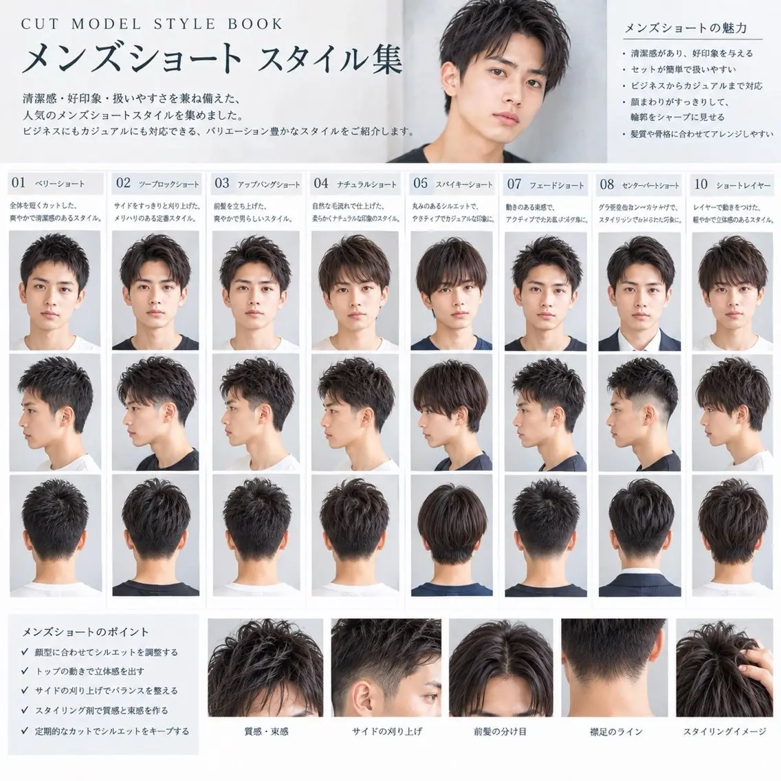 ショート メンズ その他 田中 望夢のヘアスタイル