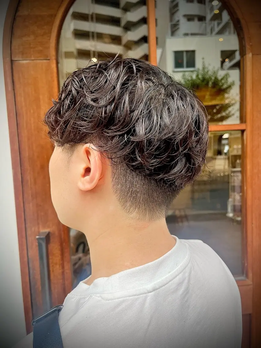 パーマ メンズ メンズパーマ スパイラルパーマ 🟦メンズ特化🟦 たかしま　あさひのヘアスタイル