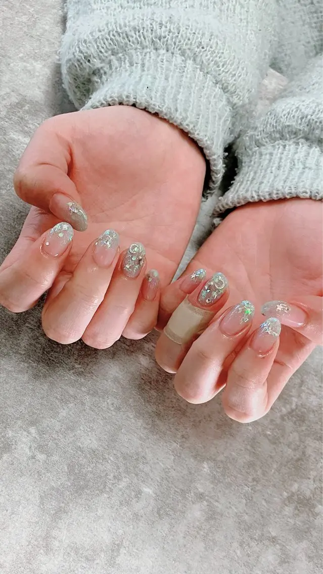 ネイル ハンドネイル ハンドケア shino🌟 痛ネイルのネイルデザイン