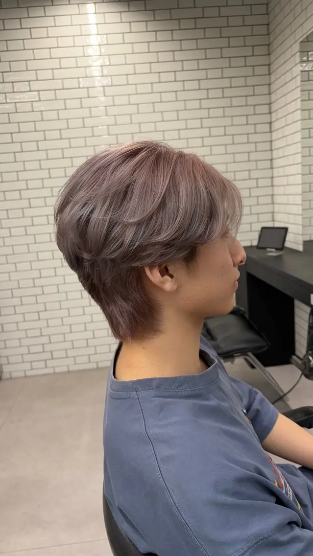 ショート メンズ メンズブリーチ カット ヘアカラー 髪質改善💎レイヤー /メンズ 井田直美のヘアスタイル
