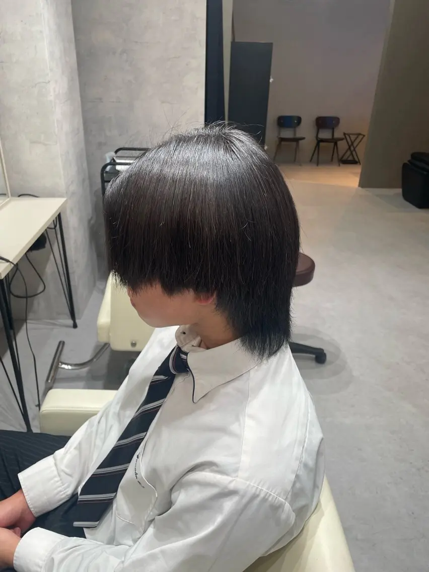 メンズ 縮毛矯正 ブリーチ守口 rikiyanのヘアスタイル