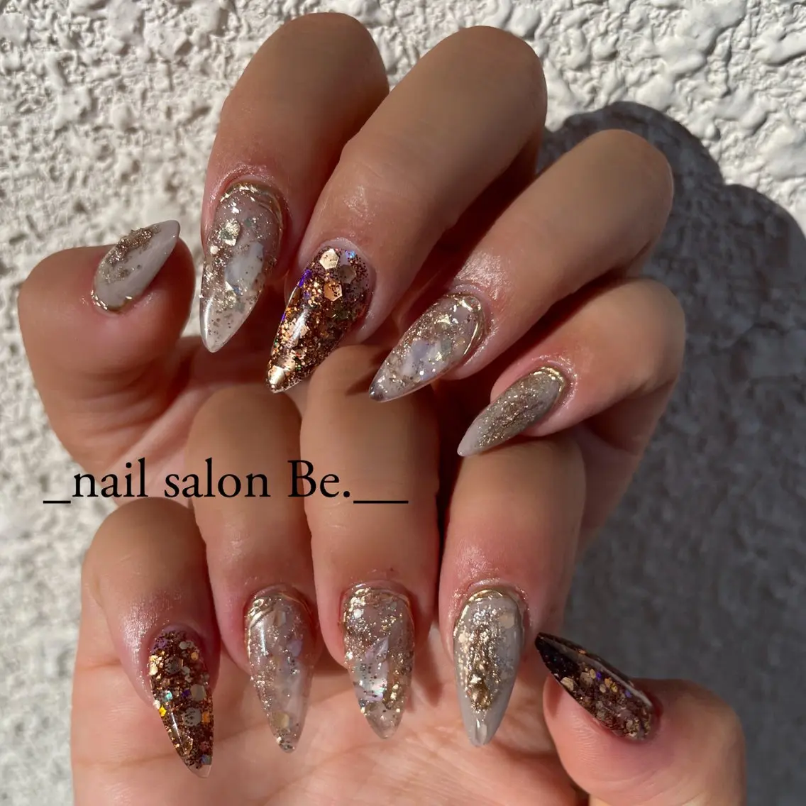 ネイル スカルプネイル nail salon Be.のネイルデザイン