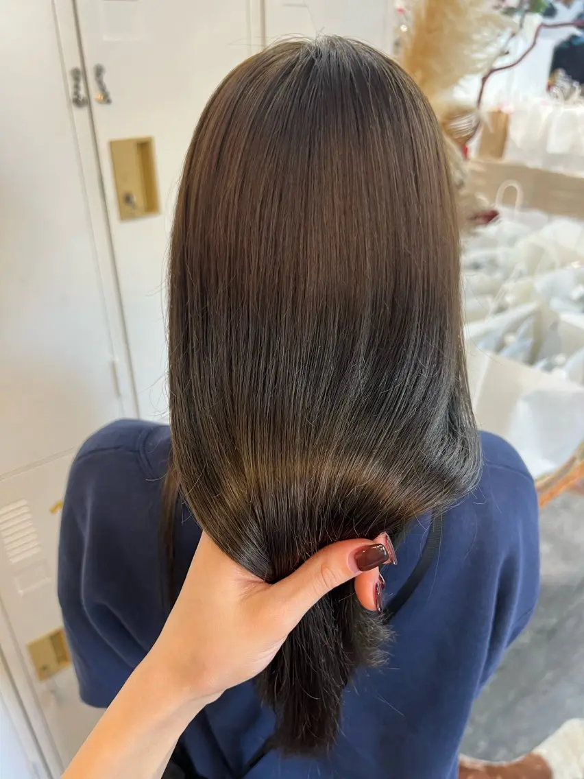 cut＋髪質改善treatment＋color＋艶感up treatmentの写真