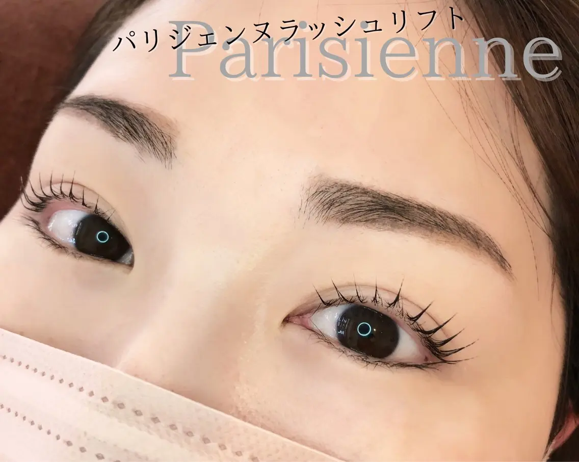 マツエク・マツパ バインドロック 束感まつ毛 韓国風マツエク ナチュラル パリジェンヌラッシュリフト マツパ brille ~eyelash~のヘアスタイル
