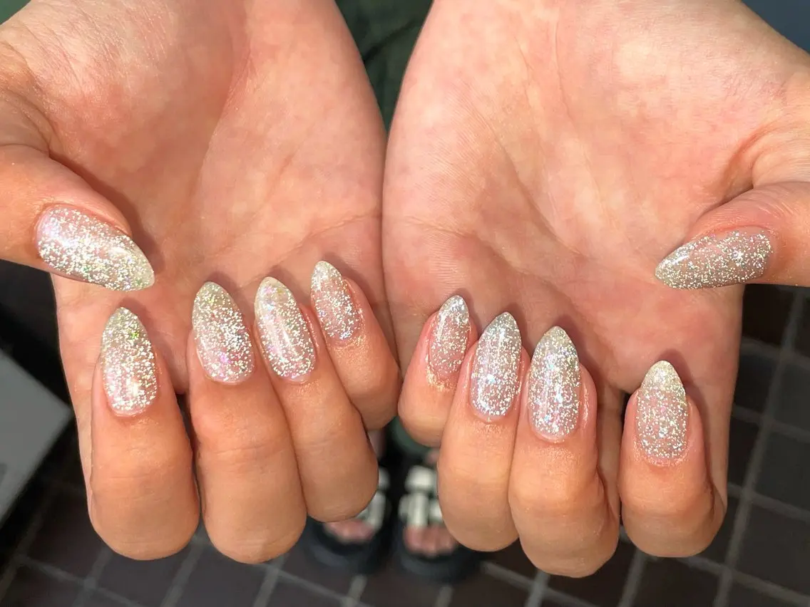 ネイル フラッシュネイル キラキラネイル Sasa ✿のネイルデザイン