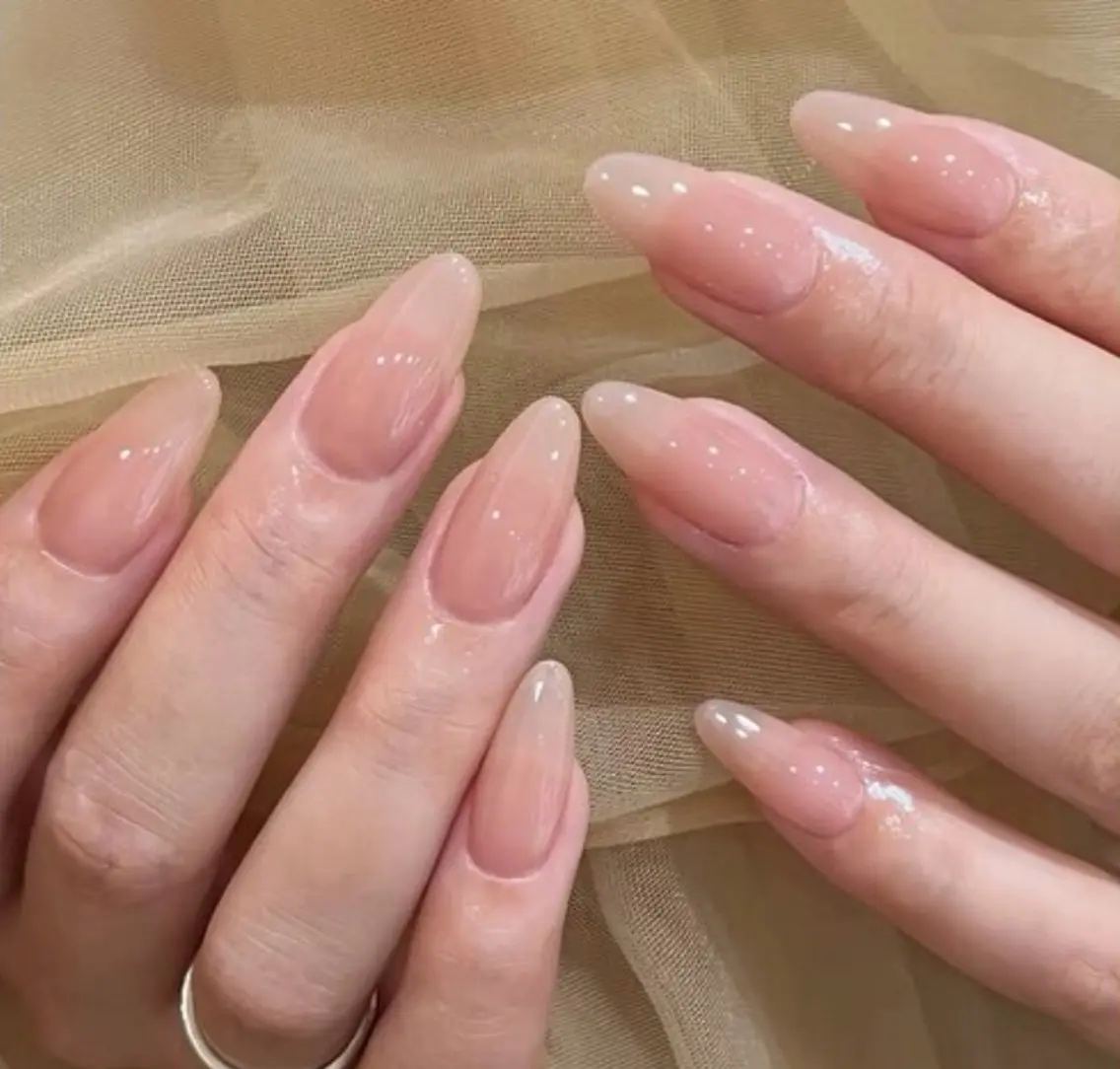 ネイル ハンドネイル YumiNail 長さだし&ハンドケアのネイルデザイン
