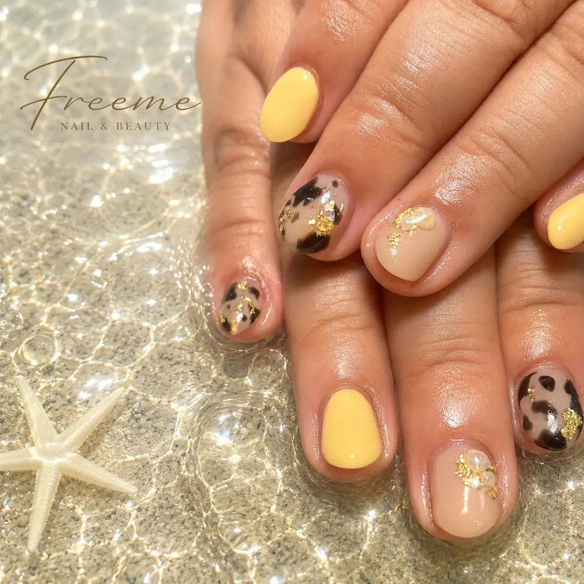 ネイル ハンドネイル 🌿FREEME 🗽アビ🌿のネイルデザイン