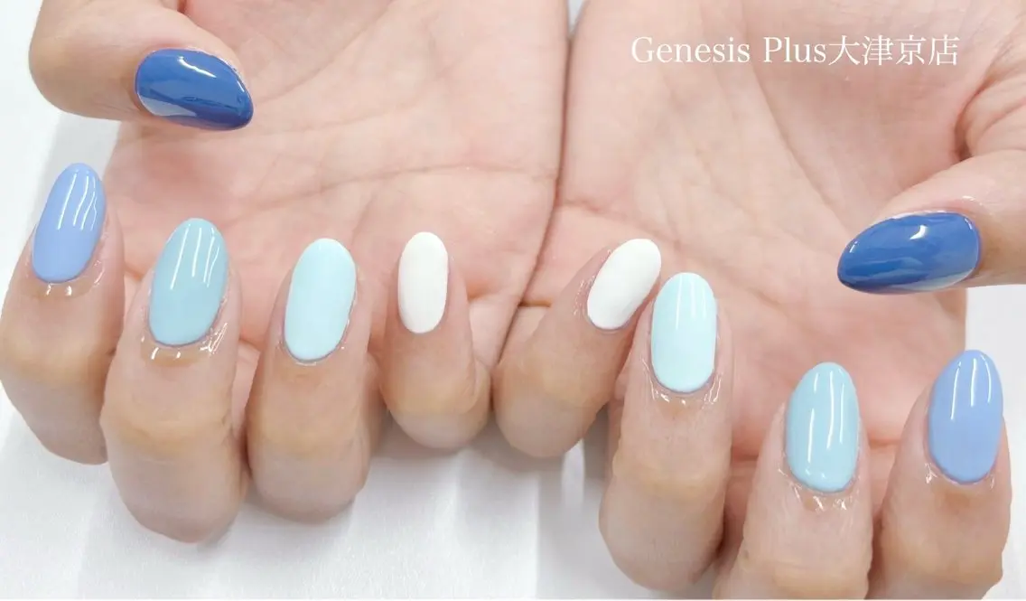 ネイル ワンカラーネイル Genesis Plus大津京店のマツエク・マツパデザイン