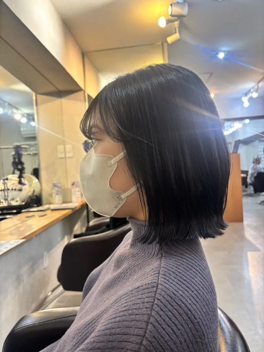 ショート カット トリートメント 🎀Maho🎀ボブ × 髪質改善のヘアスタイル