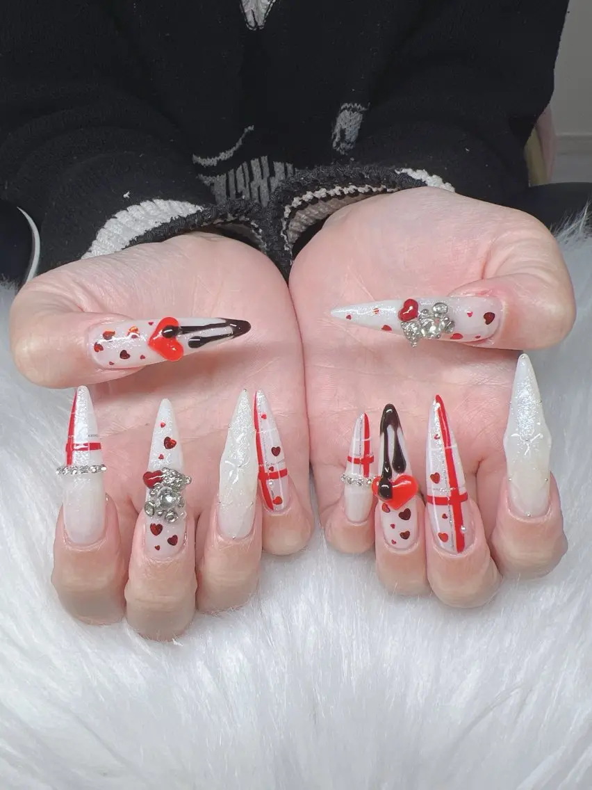 ネイル ハンドネイル Lee Nails チップ長さだし専門店のネイルデザイン