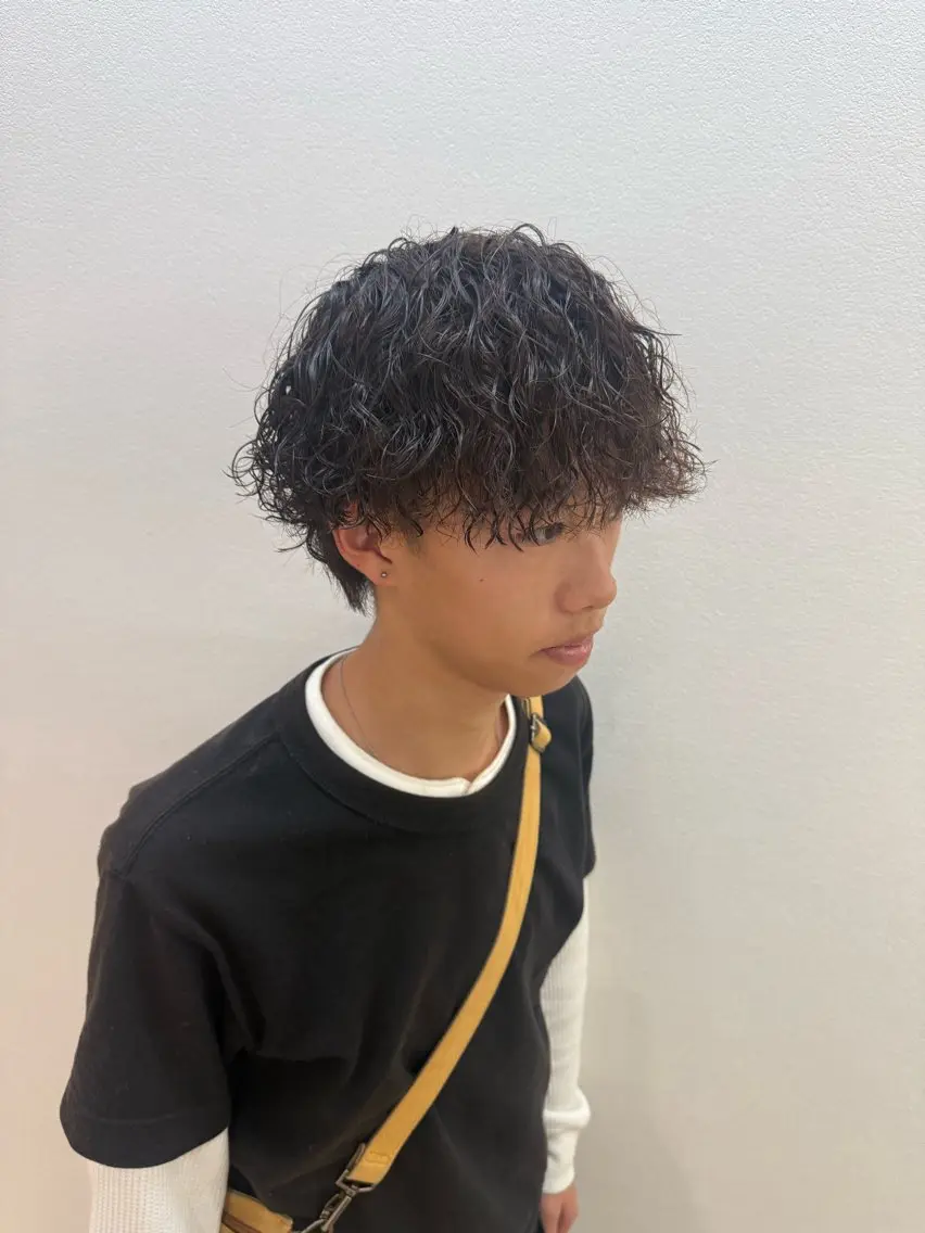 パーマ メンズ カット パーマ メンズ特化美容師小島 慧太のヘアスタイル