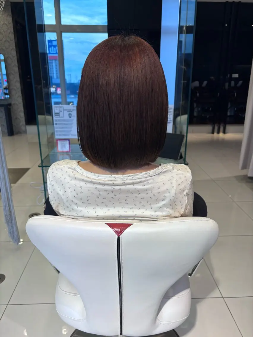 カラー ピンクカラー 駒ケ嶺 梓のヘアスタイル