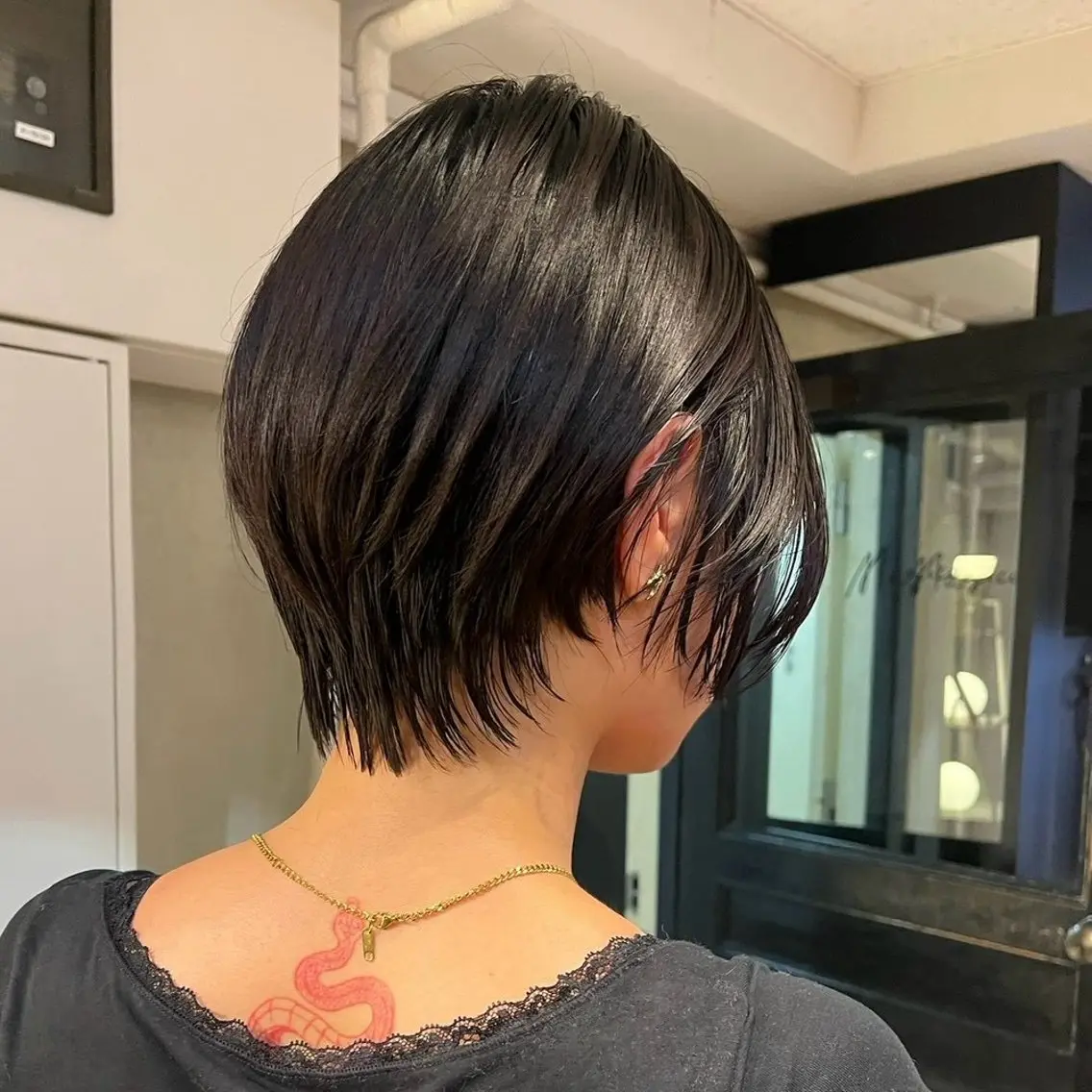 ショート カラー ヘアアレンジ 🫧ハイトーン×艶 カラー🫧 Rionのヘアスタイル