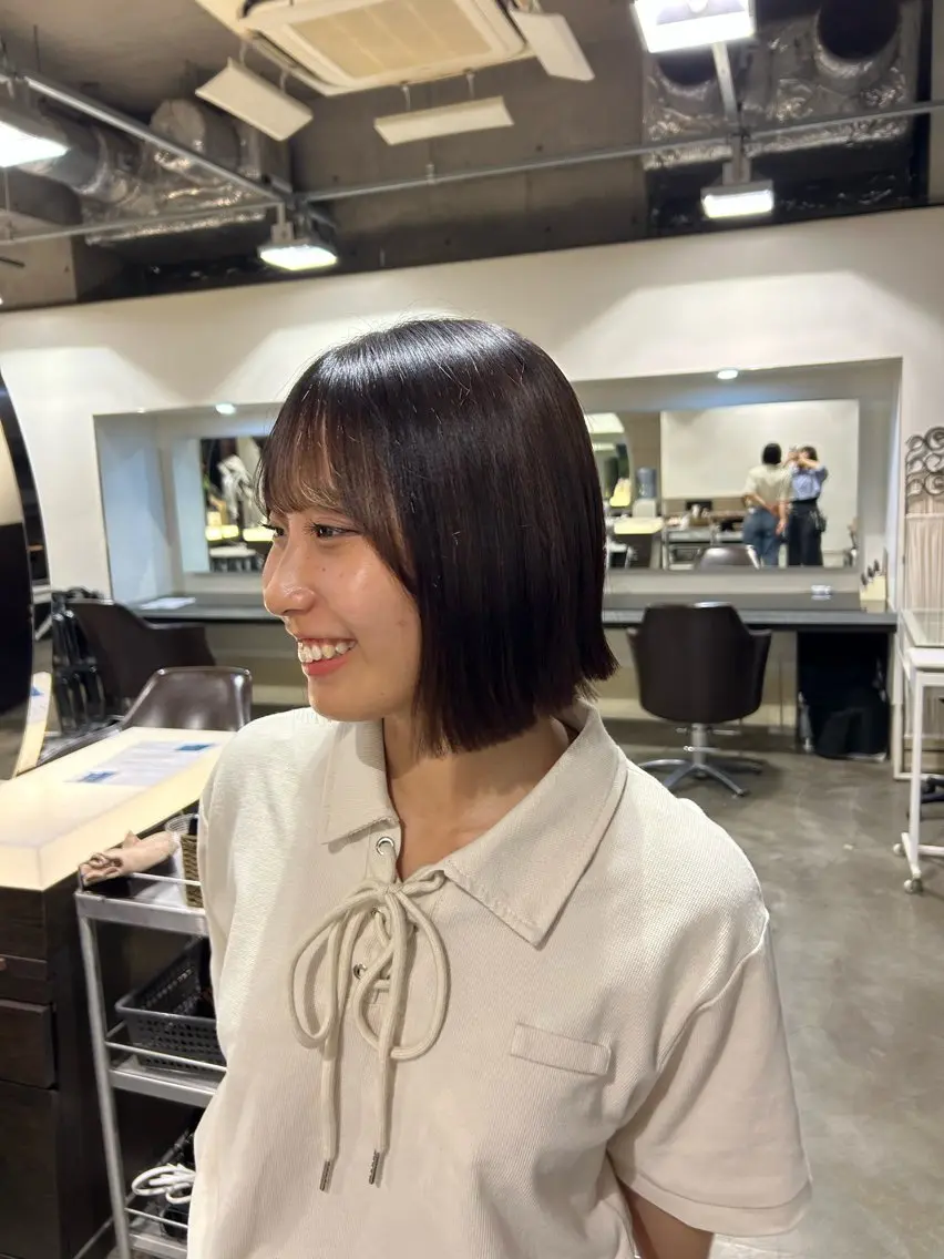 ショート レイヤー✨パーマ 🌙 nanacoのヘアスタイル
