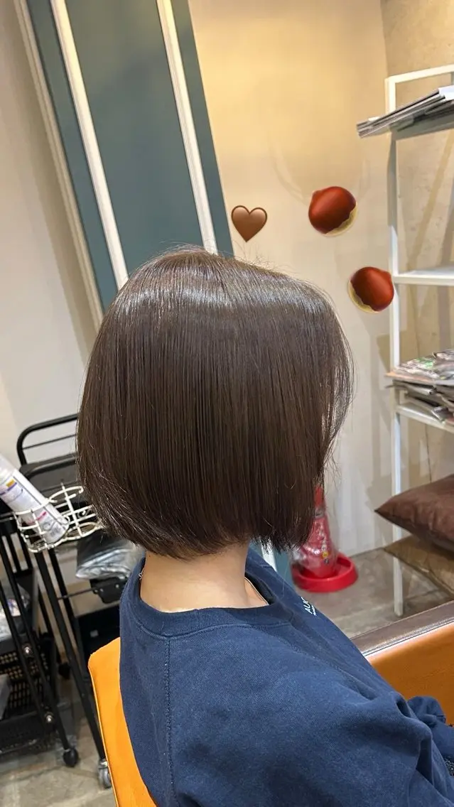 カラー ブリーチ ヘアカラー 岡田 はるのヘアスタイル