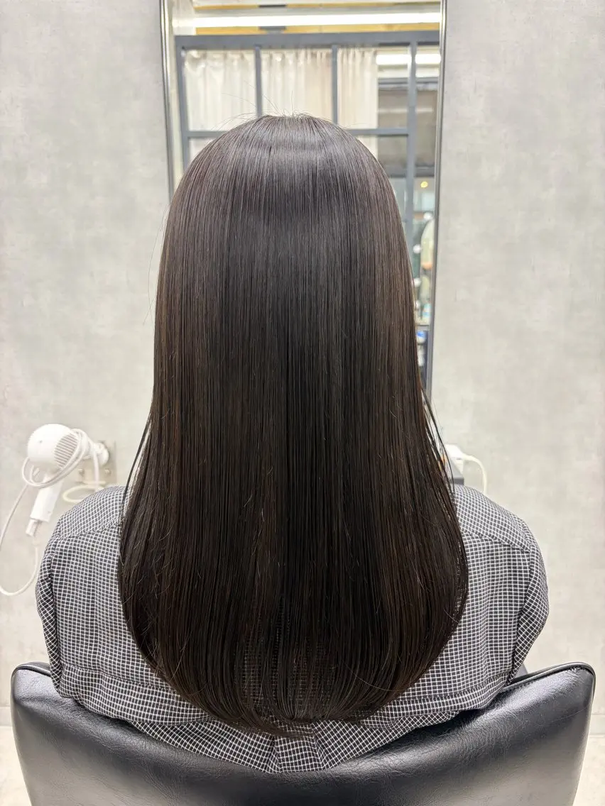 ロング カラー 髪質改善 縮毛矯正 トリートメント ヘアカラー 縮毛矯正 トリートメント すぐ巻ける縮毛矯正 🍀勝倉　麗のヘアスタイル