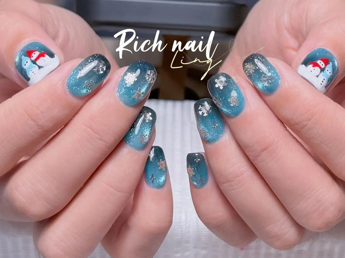 ネイル ハンドネイル ハンドケア Rich Nail 🤲🏻梨央のネイルデザイン
