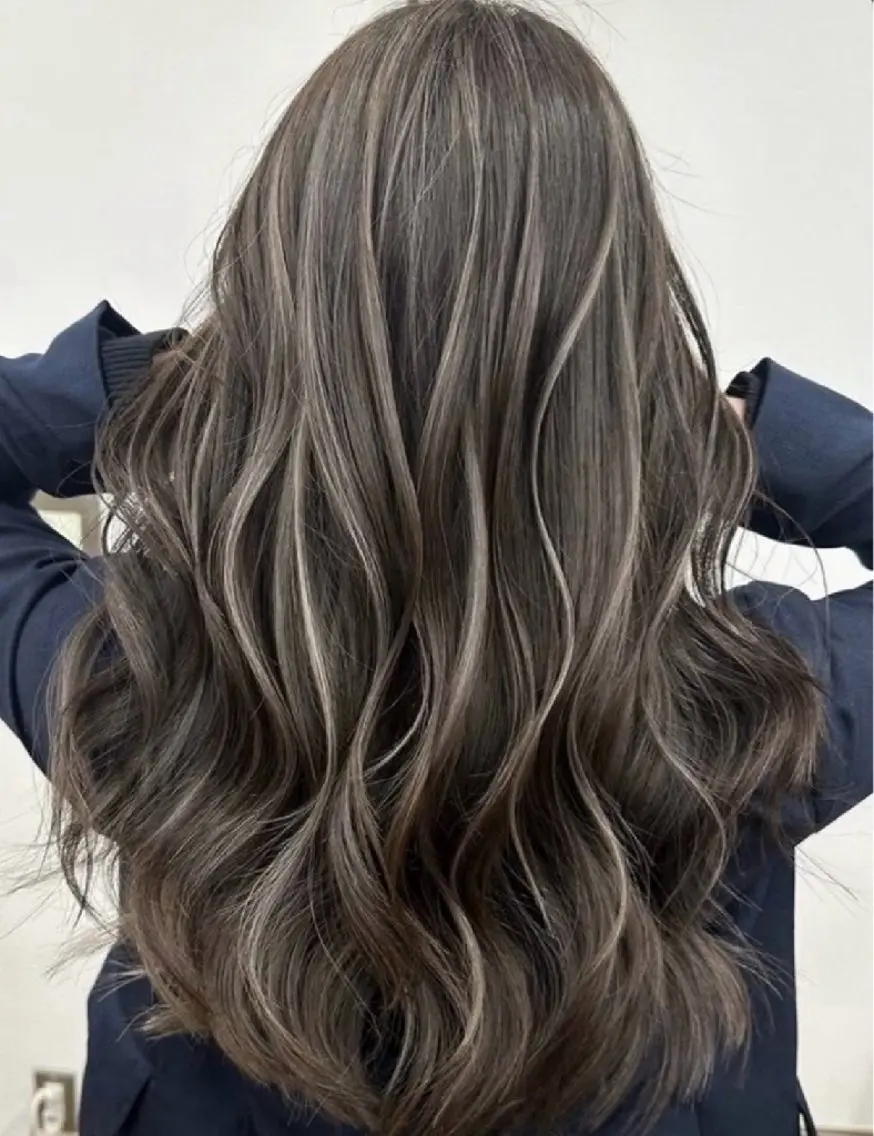 ロング カラー パーマ ヘアカラー カットモデル大募集中 💖黒沢千佳のヘアスタイル