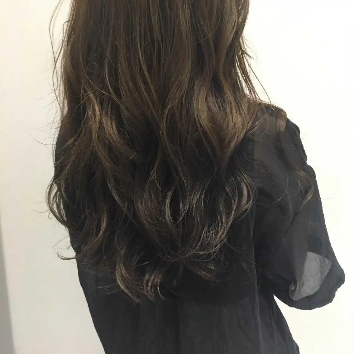 ロング カット ヘアカラー トリートメント 狩野 羅夢のヘアスタイル
