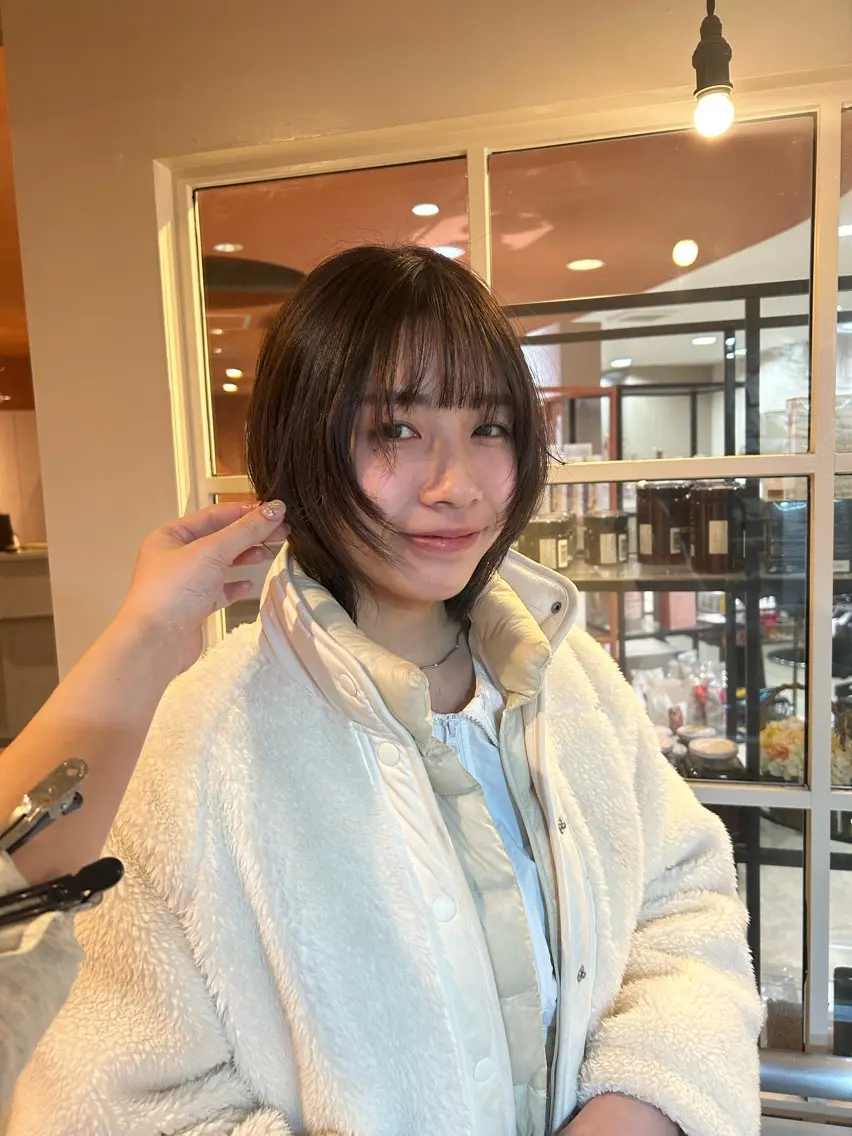 ミディアム カラー ヘアカラー トリートメント 透明感カラー/西梅田 / nagisa🦋のヘアスタイル