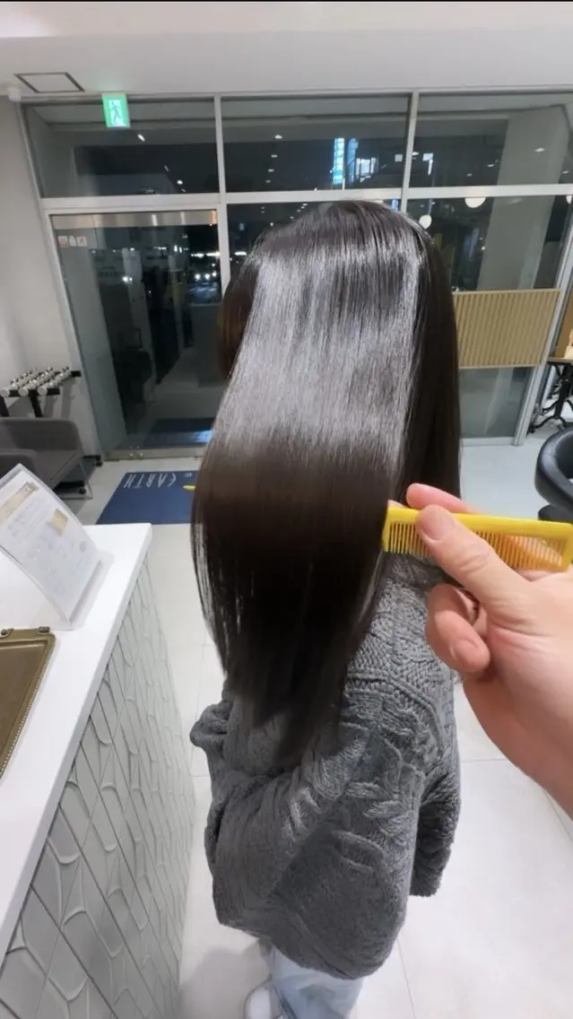 ロング パーマ 萩原 拓実のヘアスタイル