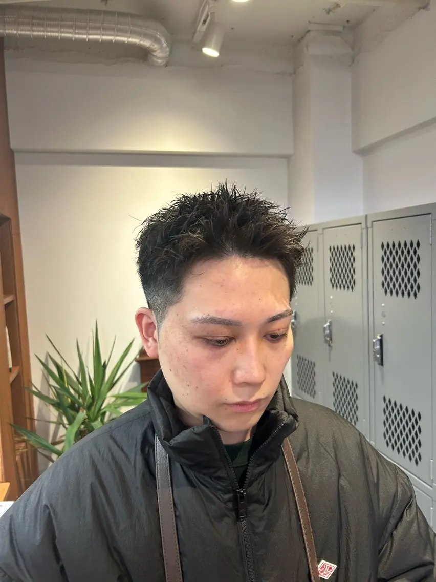 ショート メンズ スパイキーショート ショートヘア カット 天神大名メンズ特化 シュウのヘアスタイル