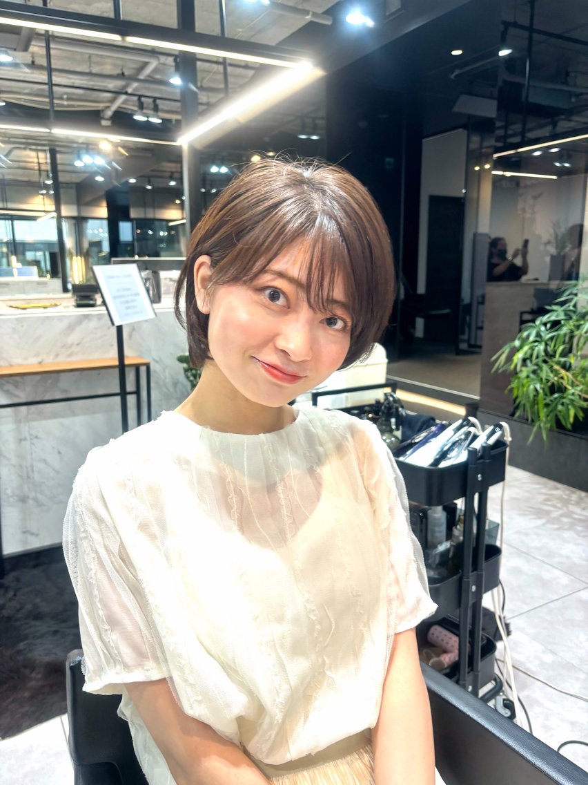 ショート 小田 桜のヘアスタイル