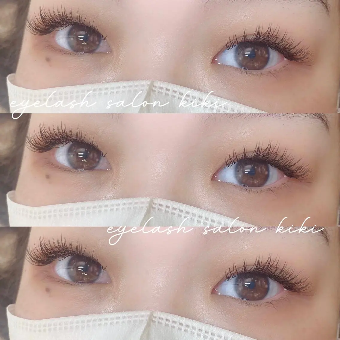 マツエク・マツパ 付け放題 フラットラッシュ 玉造駅すぐ⌇kiki eyelashのマツエク・マツパデザイン