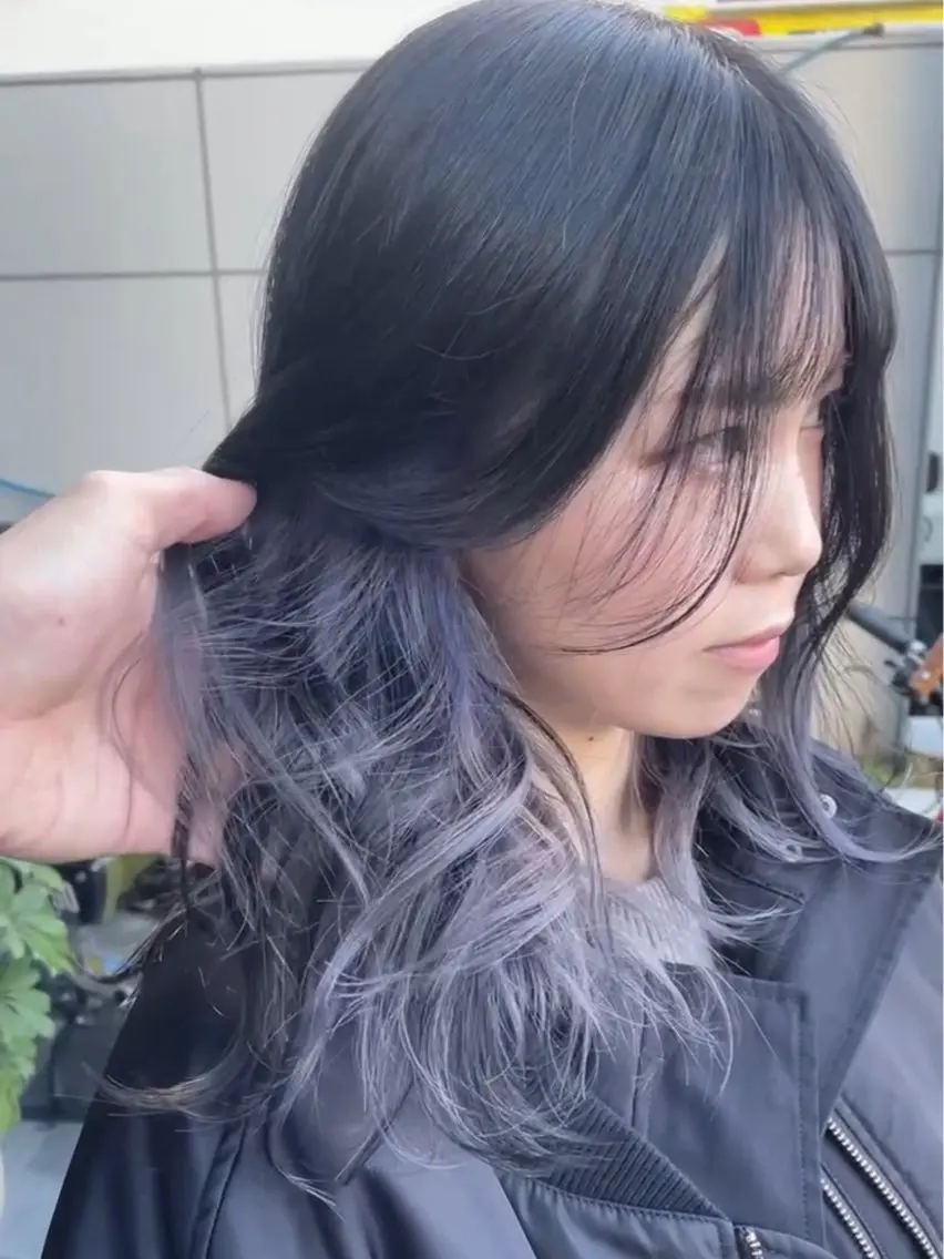 ロング カラー ヘアカラー トリートメント 古指 匠巳のヘアスタイル
