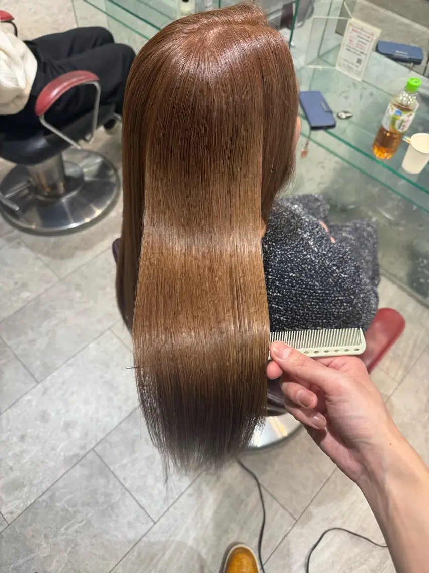 ロング カット ヘアカラー トリートメント ヘアセット ✨上村 潤平✨メンズヘア✨のヘアスタイル