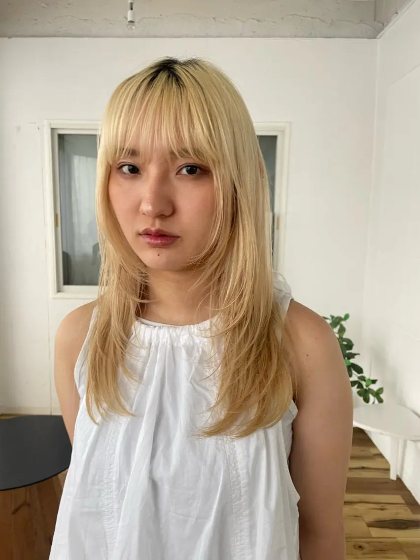 ミディアム レイヤーカット Fuka🫧 ボブモデル募集中のヘアスタイル