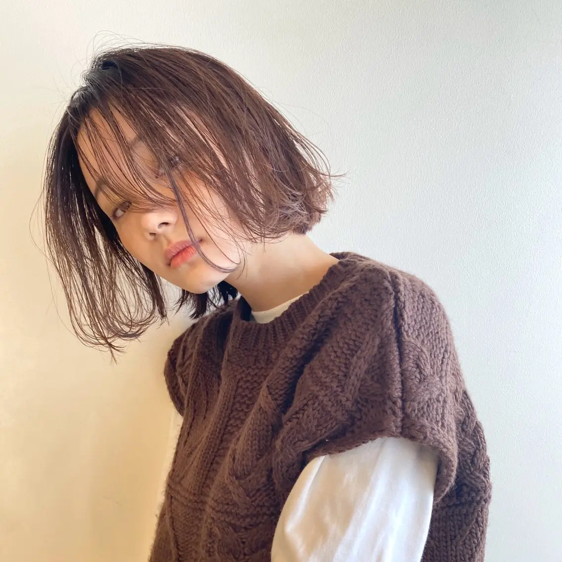 似合わせカット+まろやかカラーの写真