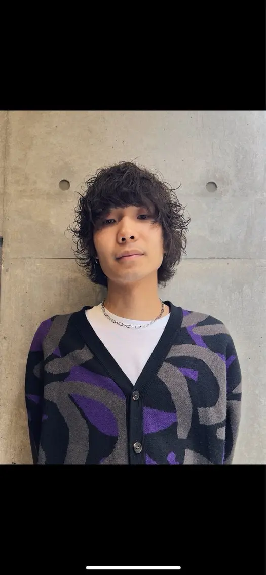 パーマ メンズ マッシュ メンズパーマ カット パーマ 大阪メンズパーマ /ショート/らいのヘアスタイル